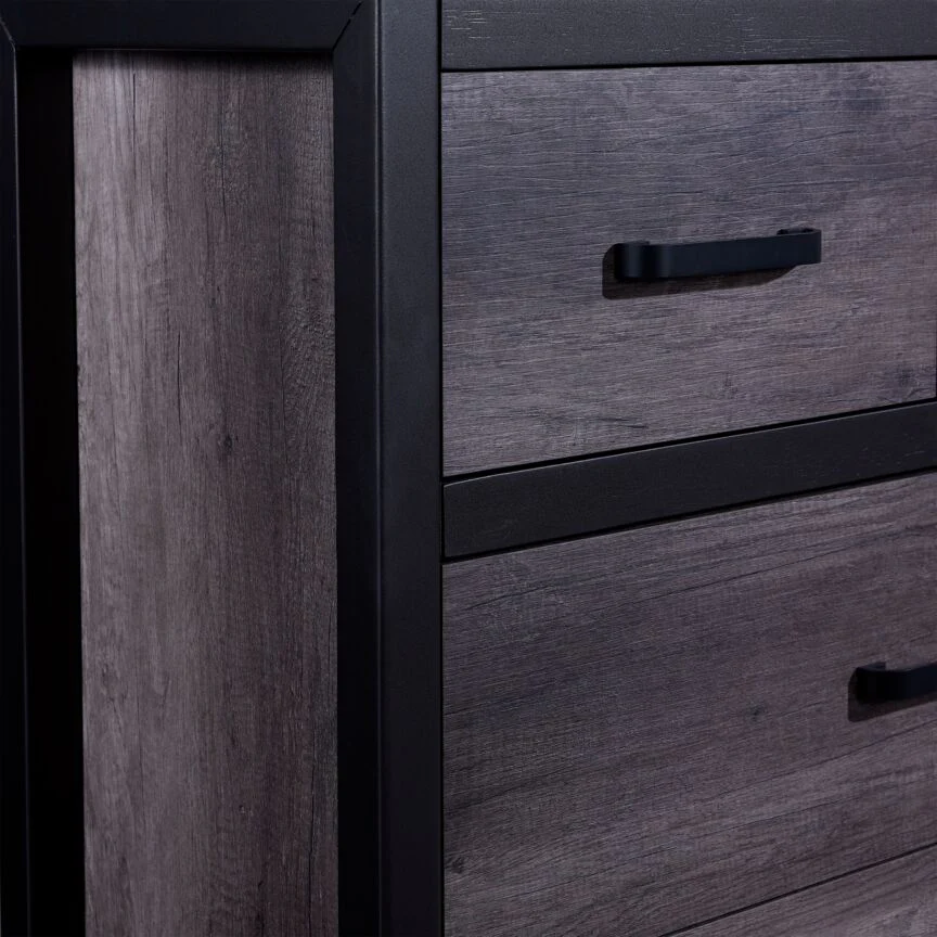 Terreno Twin Bookcase Bed - Grey - Image 3