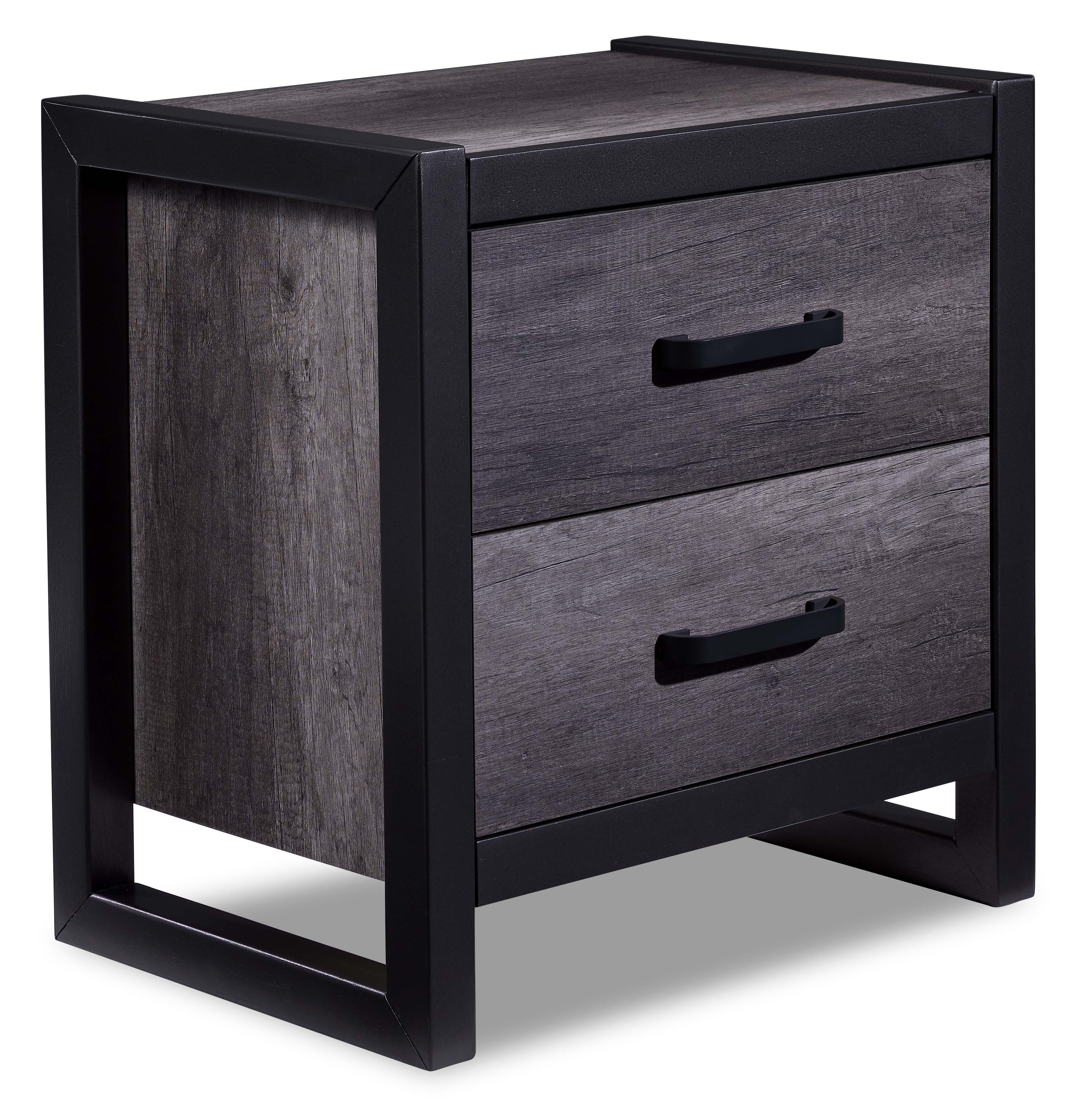 Terreno 6-Piece Full Bookcase Bedroom Set - Grey - Image 3