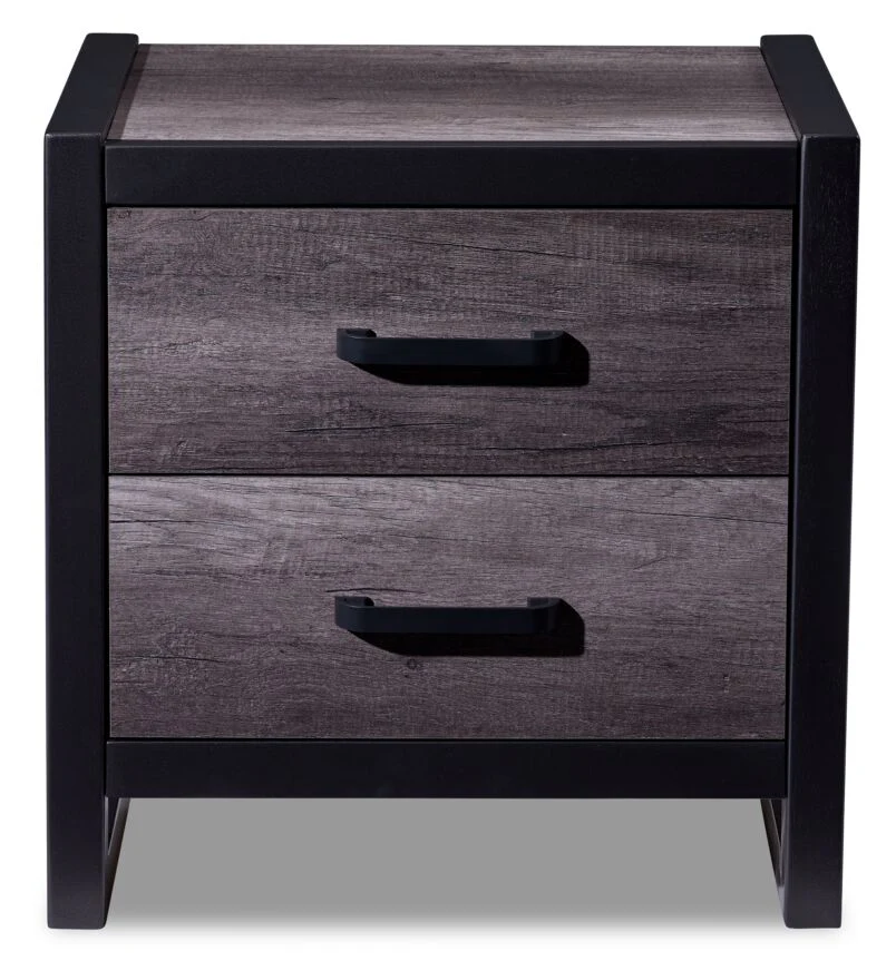 Terreno 6-Piece Twin Bookcase Bedroom Set - Grey - Image 9