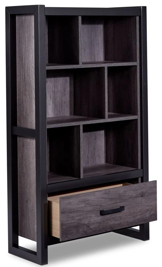 Terreno Bookcase - Grey - Image 3