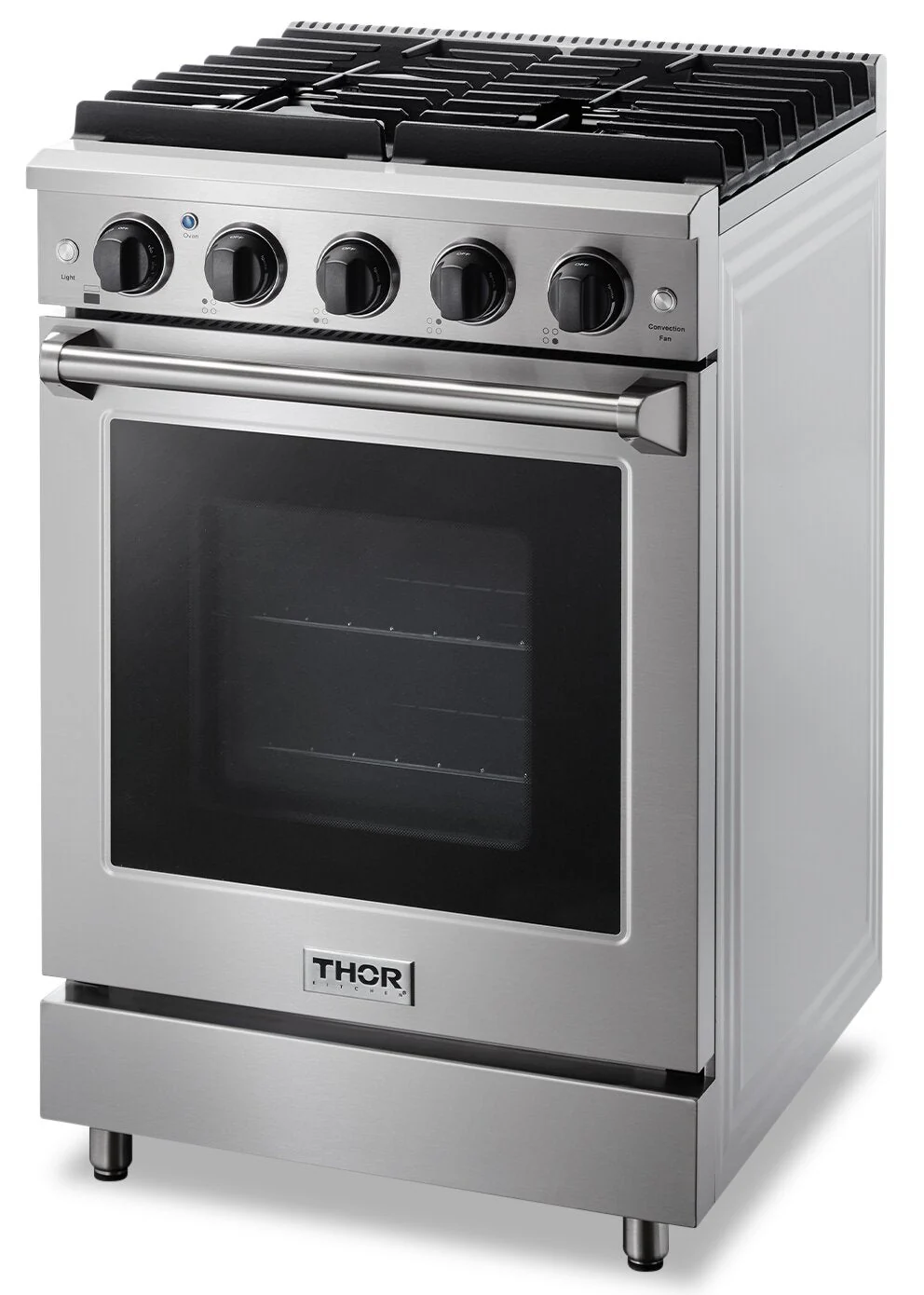 Thor Kitchen 24" 3.7 Cu. Ft. Freestanding Gas Range - LRG2401 - Image 2