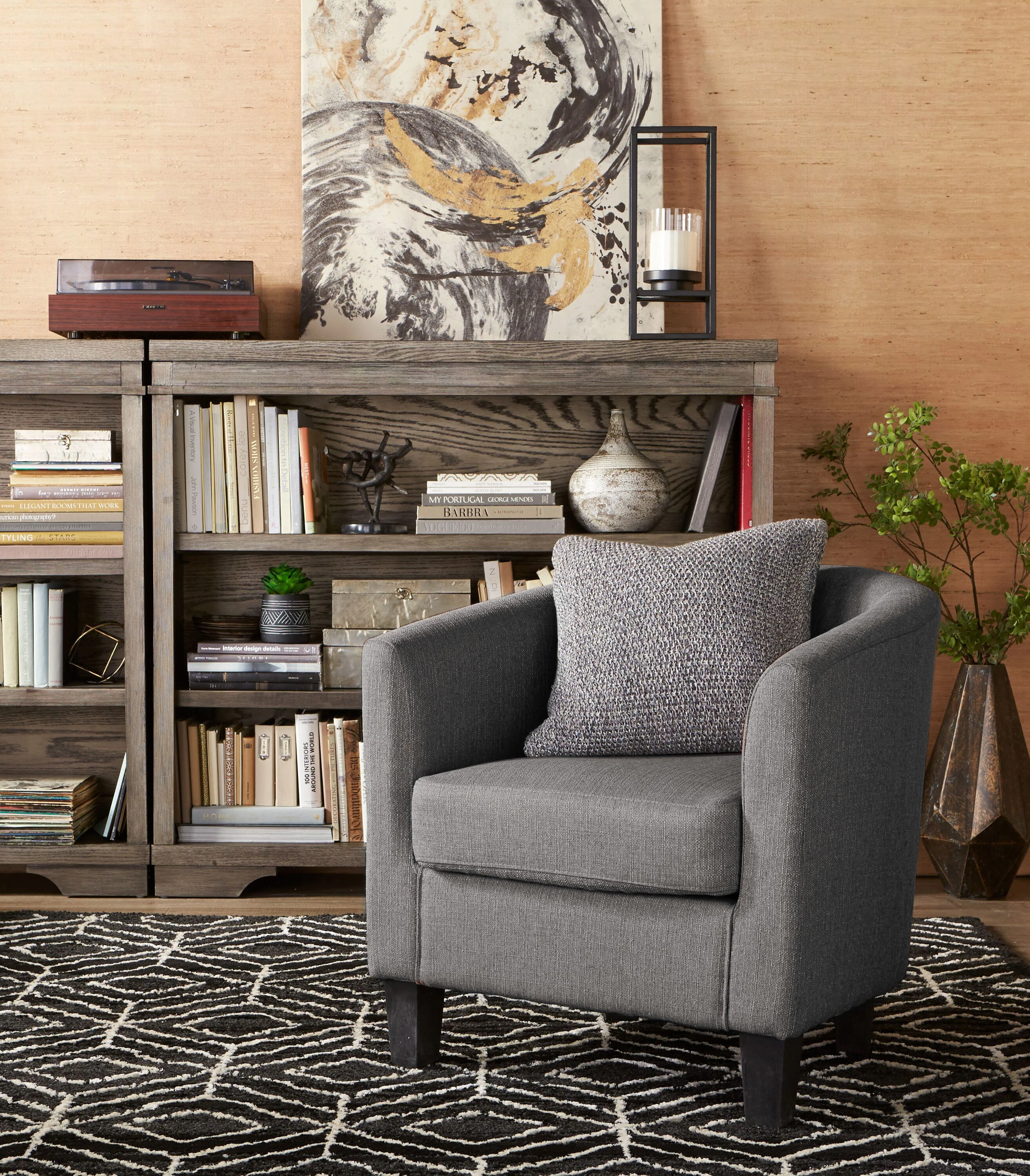 Tindale Tub Chair - Grey - Image 2