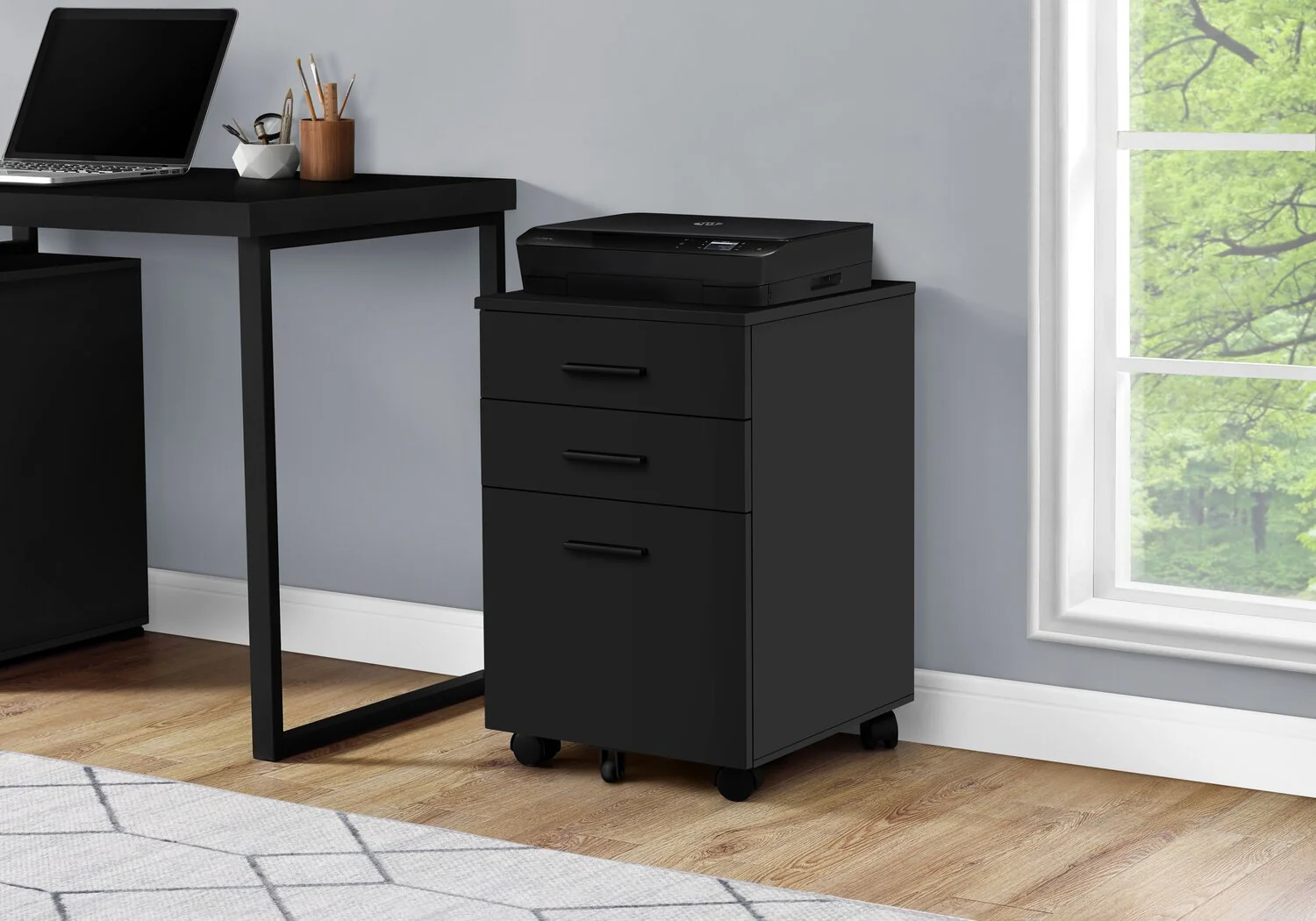 Tintern Filing Cabinet - Black - Image 3