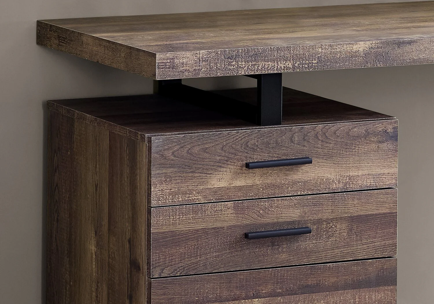 Tintern Reversible Desk - Dark Brown - Image 2