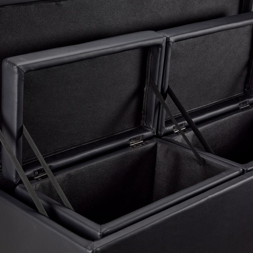Tobin Ottoman - Black - Image 10