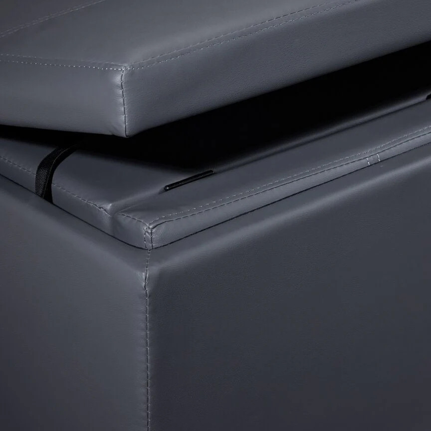 Tobin Ottoman - Grey - Image 12