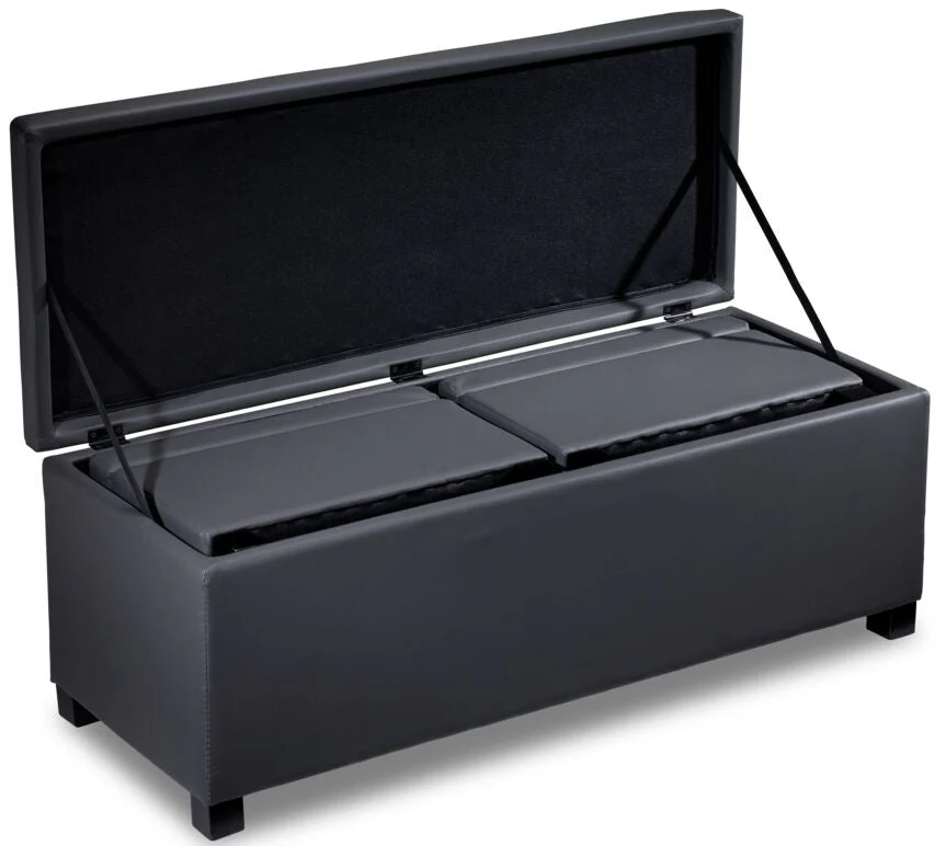 Tobin Ottoman - Grey - Image 4