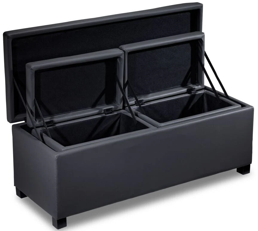 Tobin Ottoman - Grey - Image 5