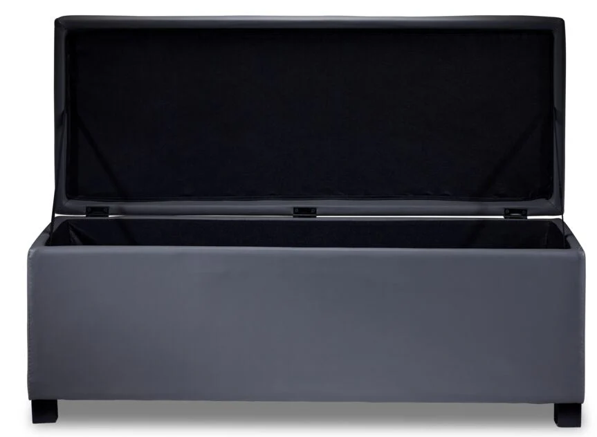 Tobin Ottoman - Grey - Image 8