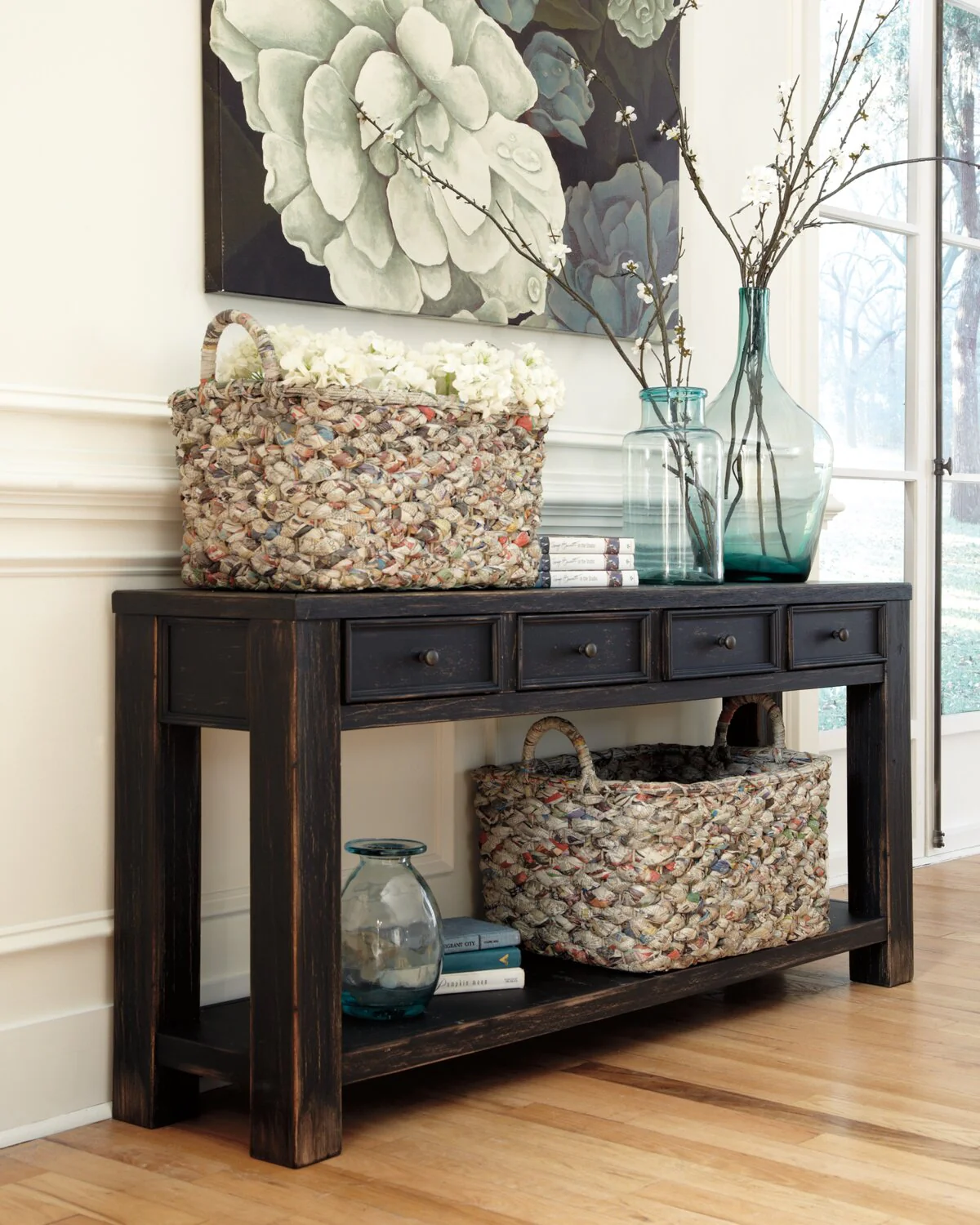 Trofa Sofa Table - Black - Image 3