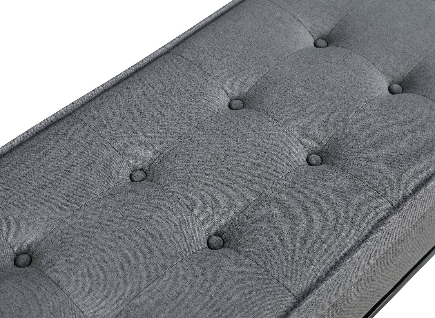 Troyer Storage Bench - Dark Grey - Image 4