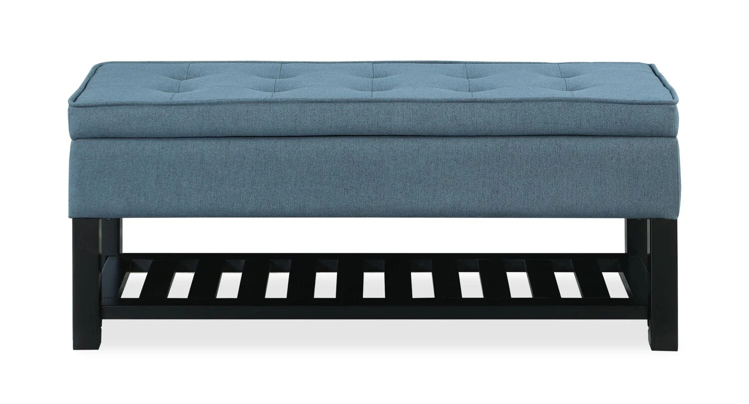 Troyer Storage Bench - Navy - Image 3