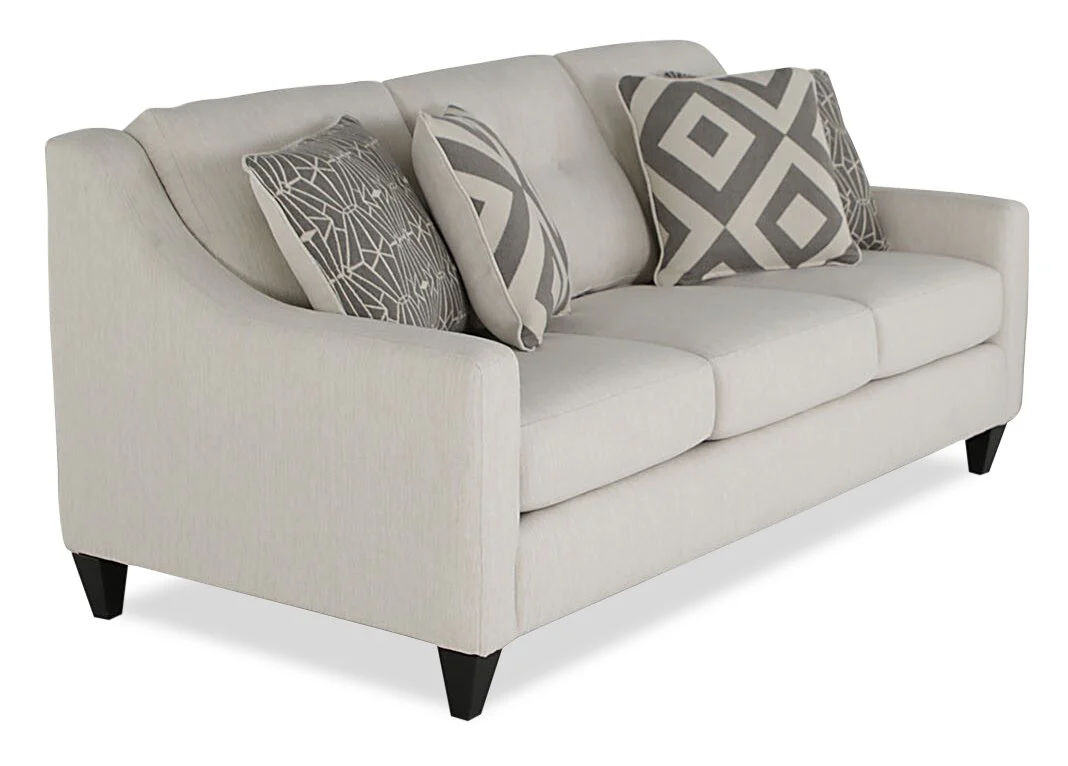 Tuva Linen-Look Fabric Sofa - Zeus Pearl - Image 2