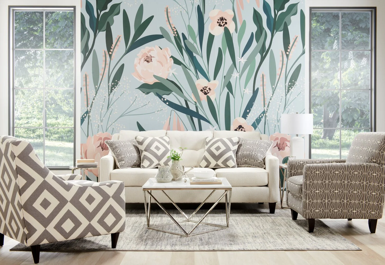 Tuva Linen-Look Fabric Sofa - Zeus Pearl - Image 9