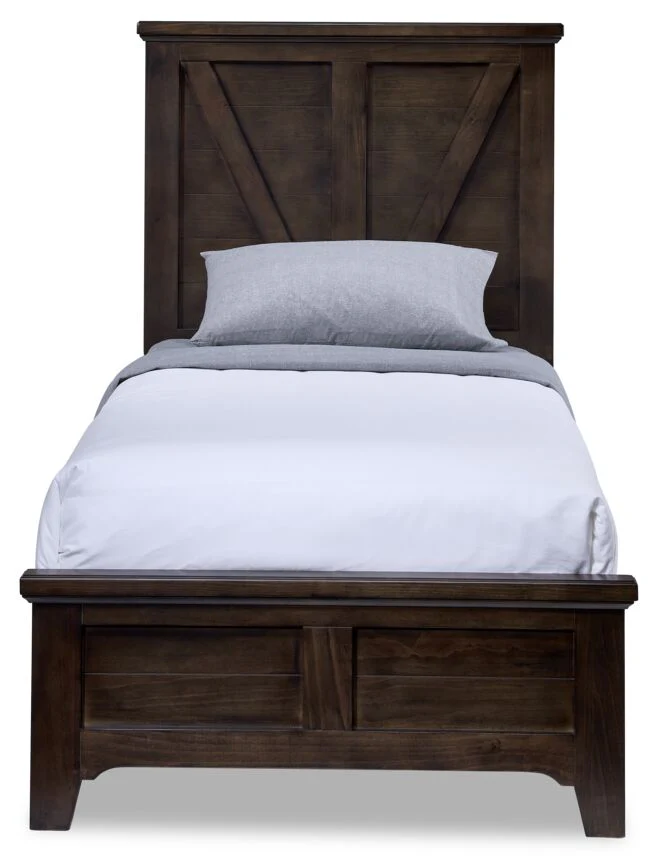 Twain Twin Bed - River Rock - Image 2