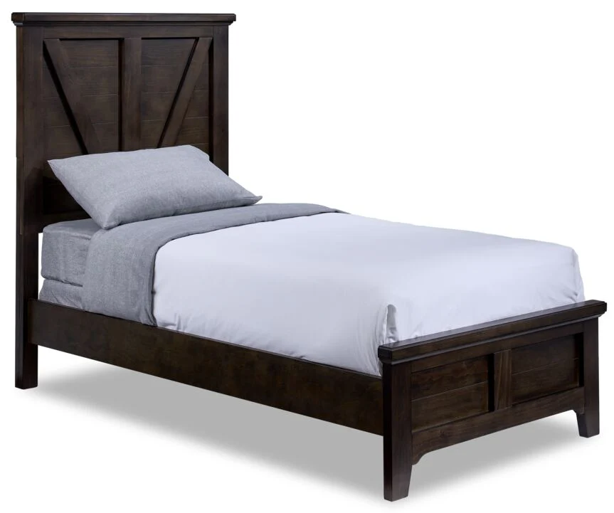 Twain 6-Piece Full Bedroom Set - River Rock - Image 2