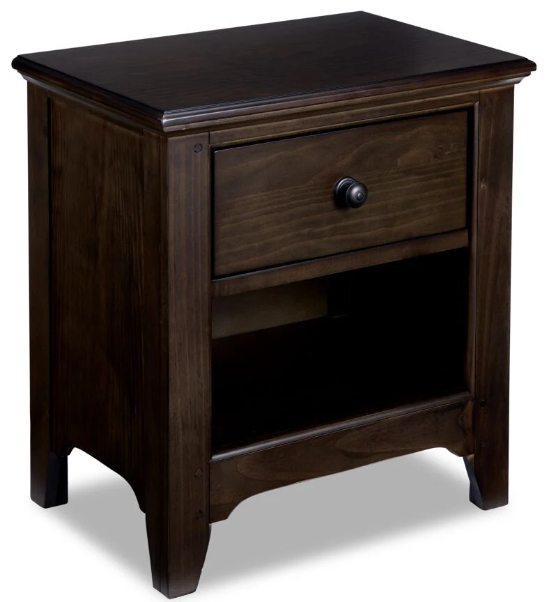 Twain Night Table - River Rock - Image 2