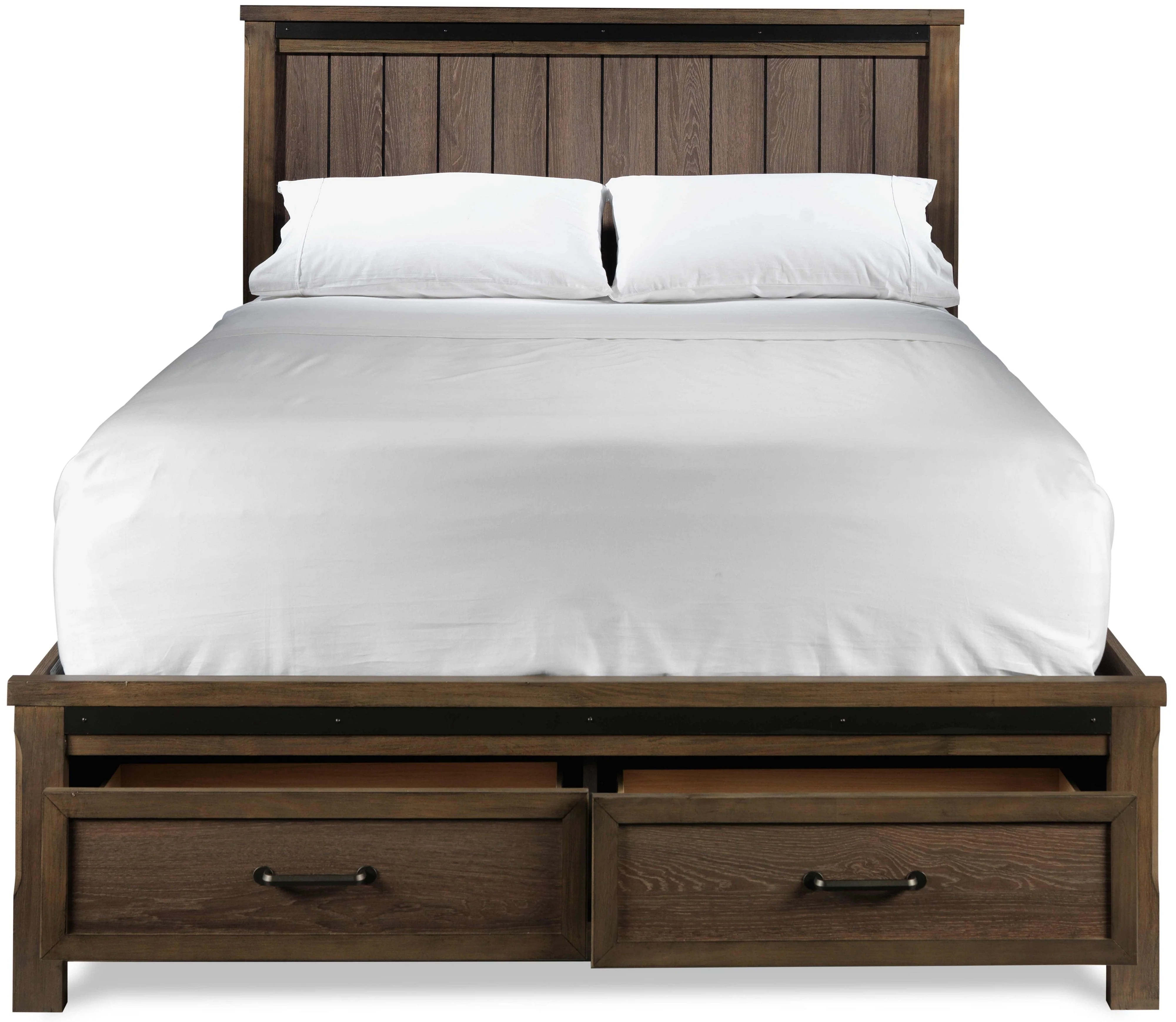 Verdandi King Bed - Rustic Oak - Image 4