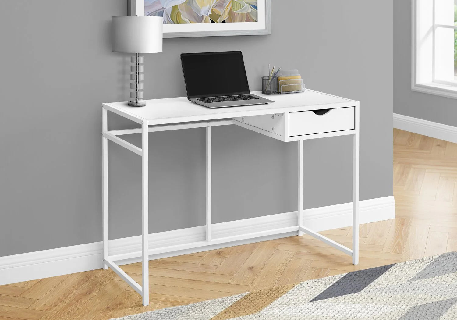 Vergas Desk - White - Image 3