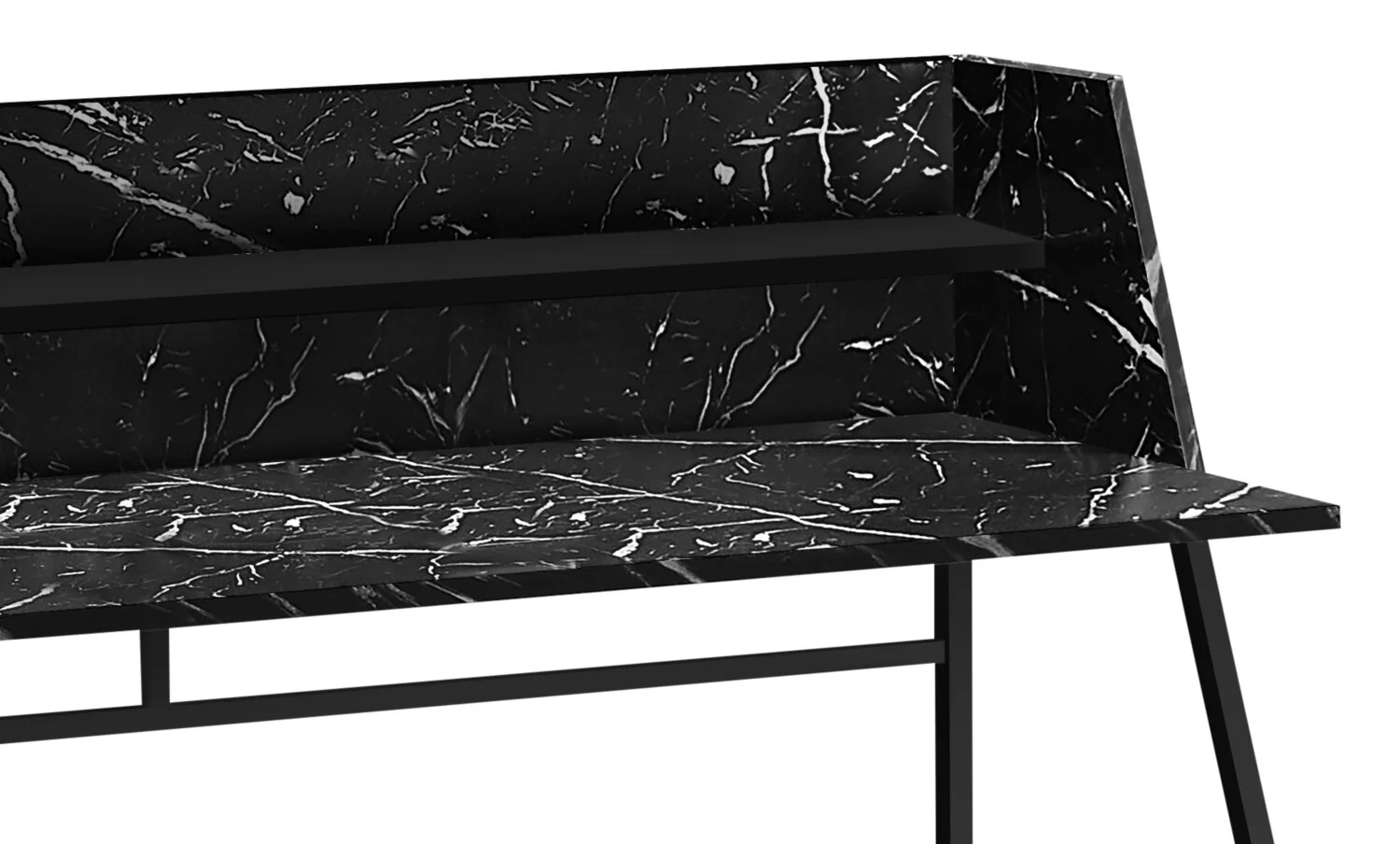 Vilas Desk - Black Marble-Look - Image 2