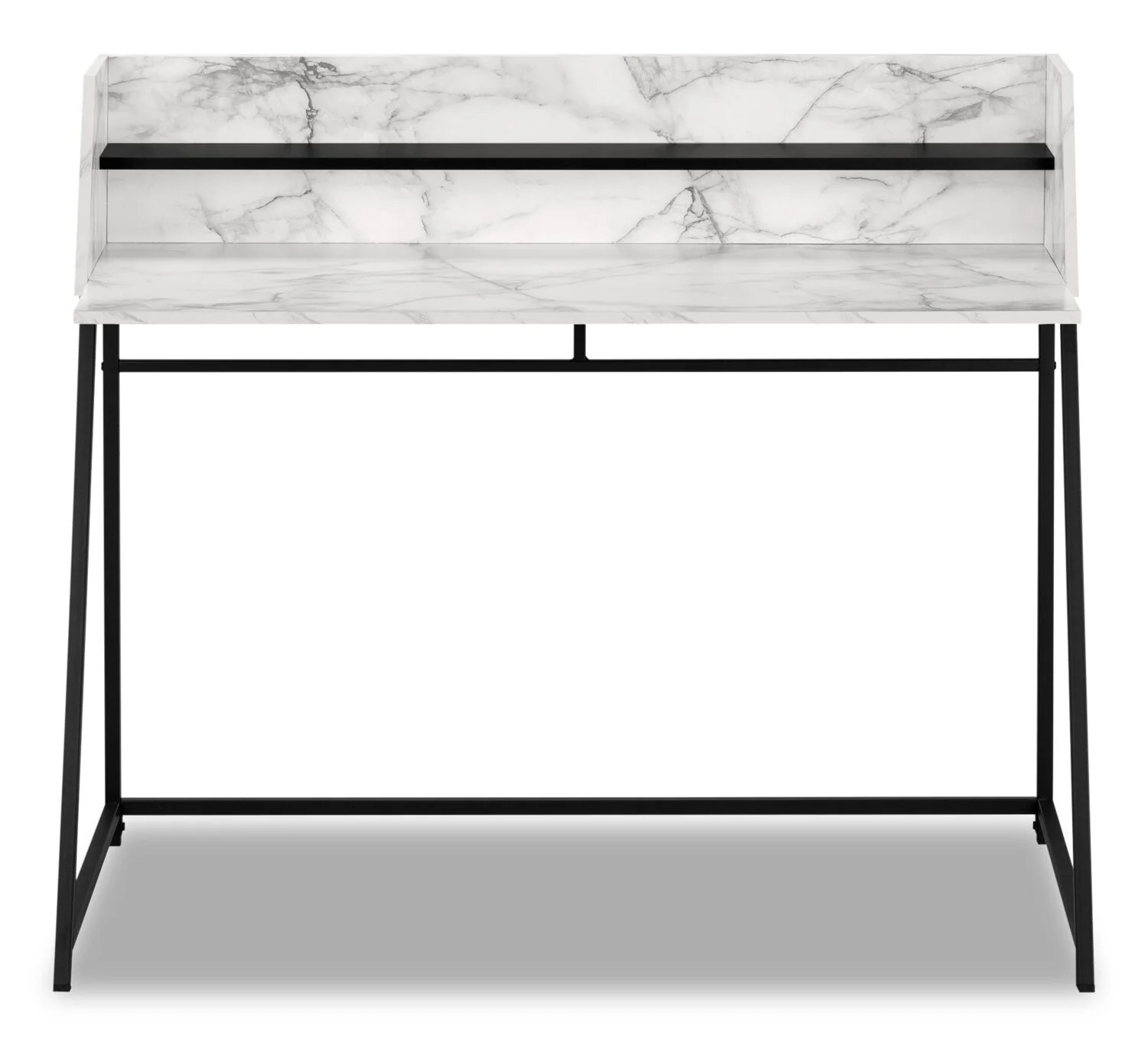 Vilas Desk - White Marble-Look - Image 2