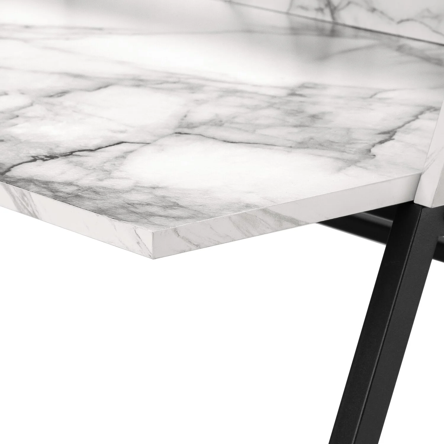 Vilas Desk - White Marble-Look - Image 4