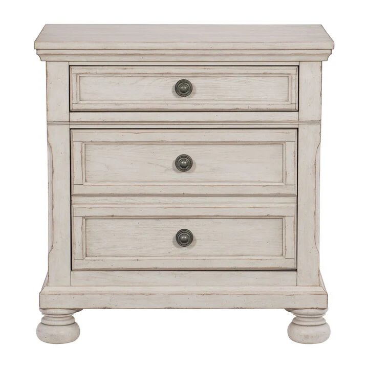 Viola 6-Piece Queen Bedroom Set - Antique White - Image 5