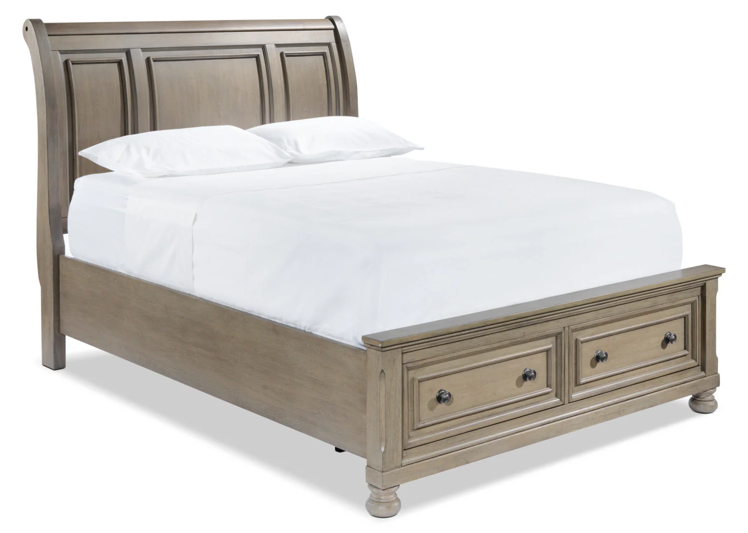 Viola Queen Bed - Grey - Image 4