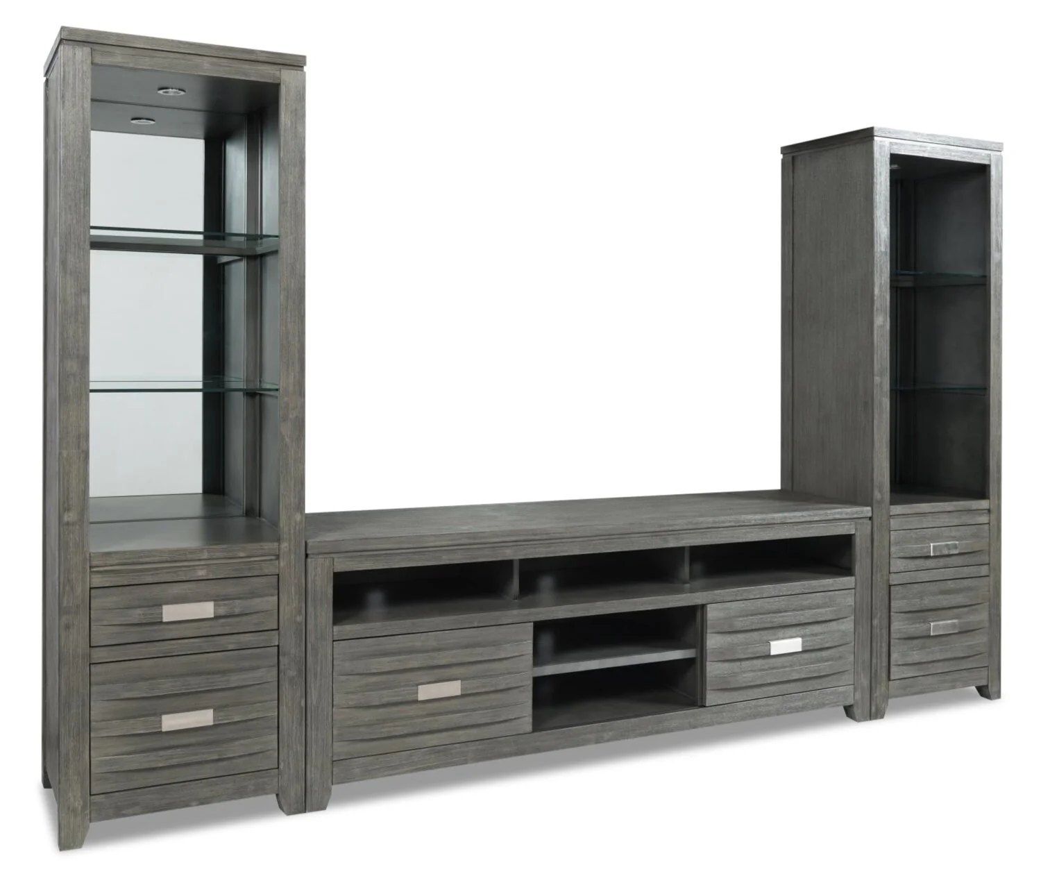 Vizela 3-Piece Entertainment Centre with 50" TV Opening - Grey