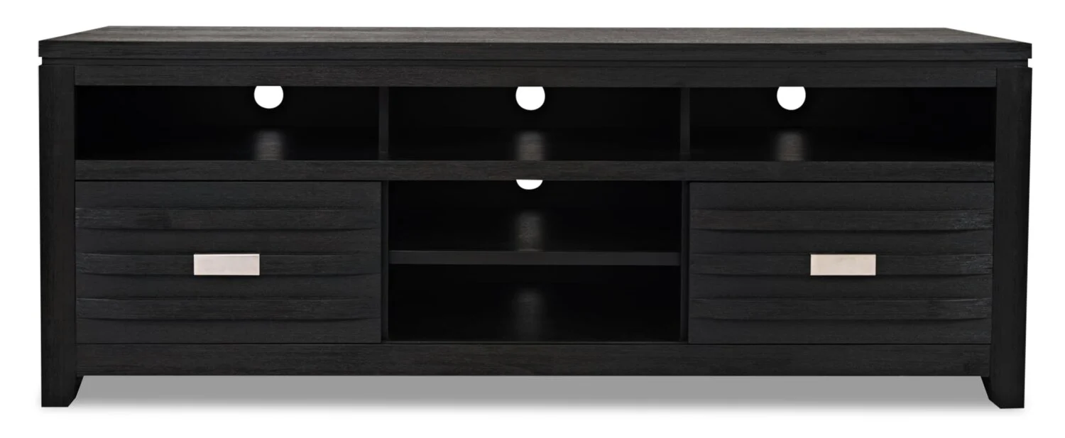 Vizela 4-Piece Entertainment Centre with 70" TV Opening - Charcoal - Image 4