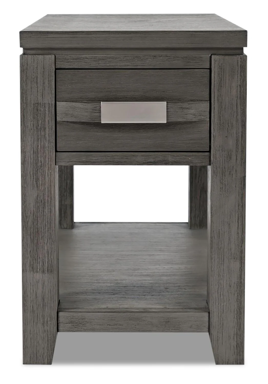 Vizela Chairside Table - Grey - Image 2