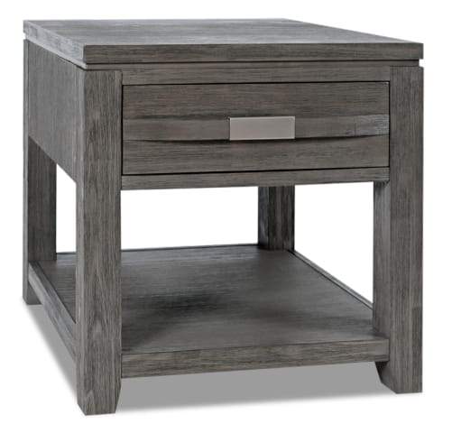 Vizela End Table - Grey