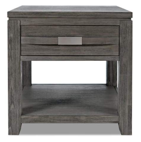 Vizela End Table - Grey - Image 2