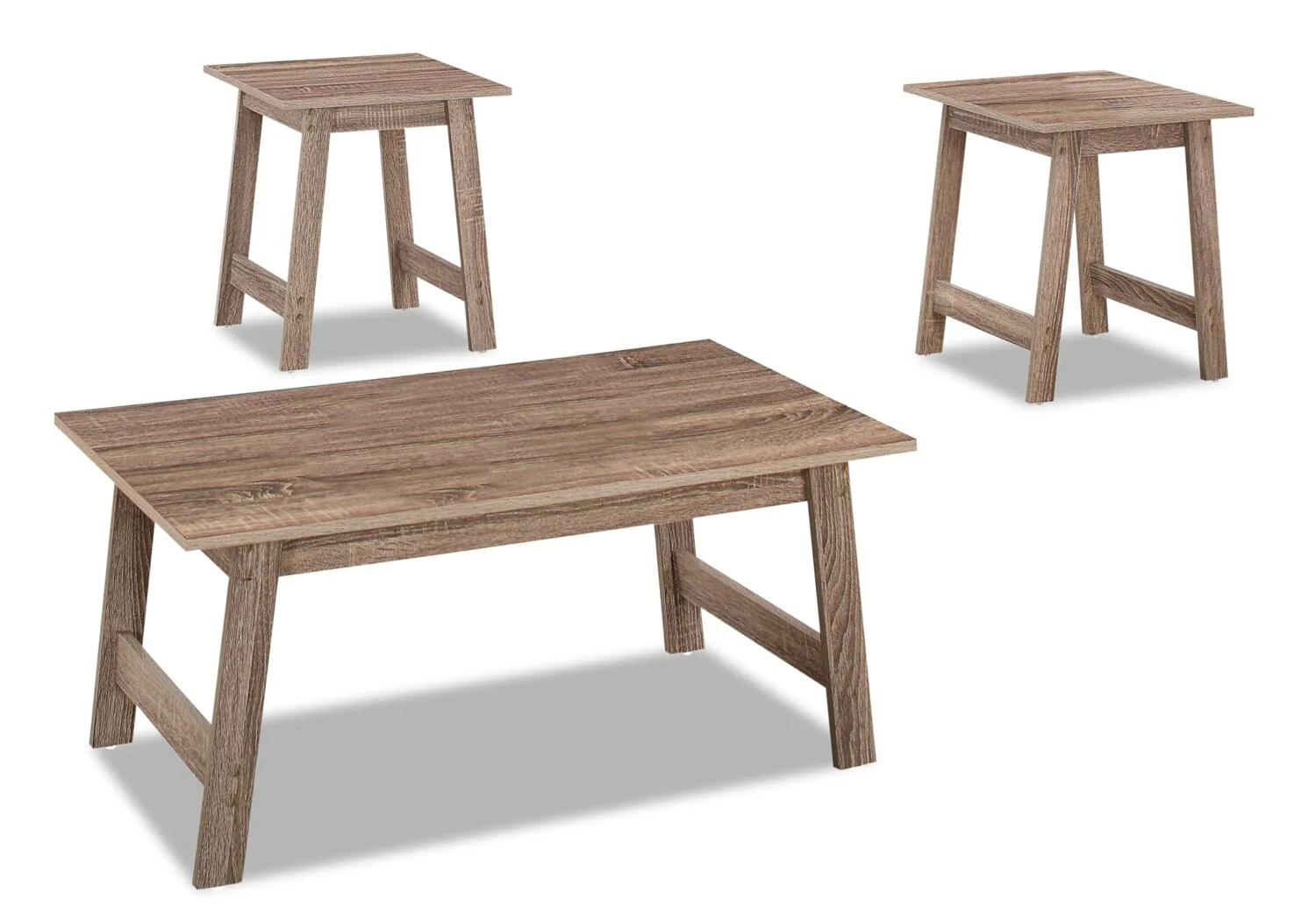 Waddington 3-Piece Coffee and Two End Tables Package - Taupe