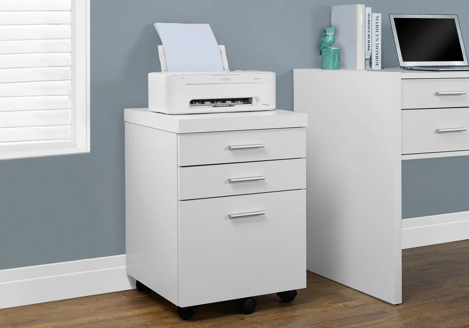 Walcourt Filing Cabinet - White - Image 3