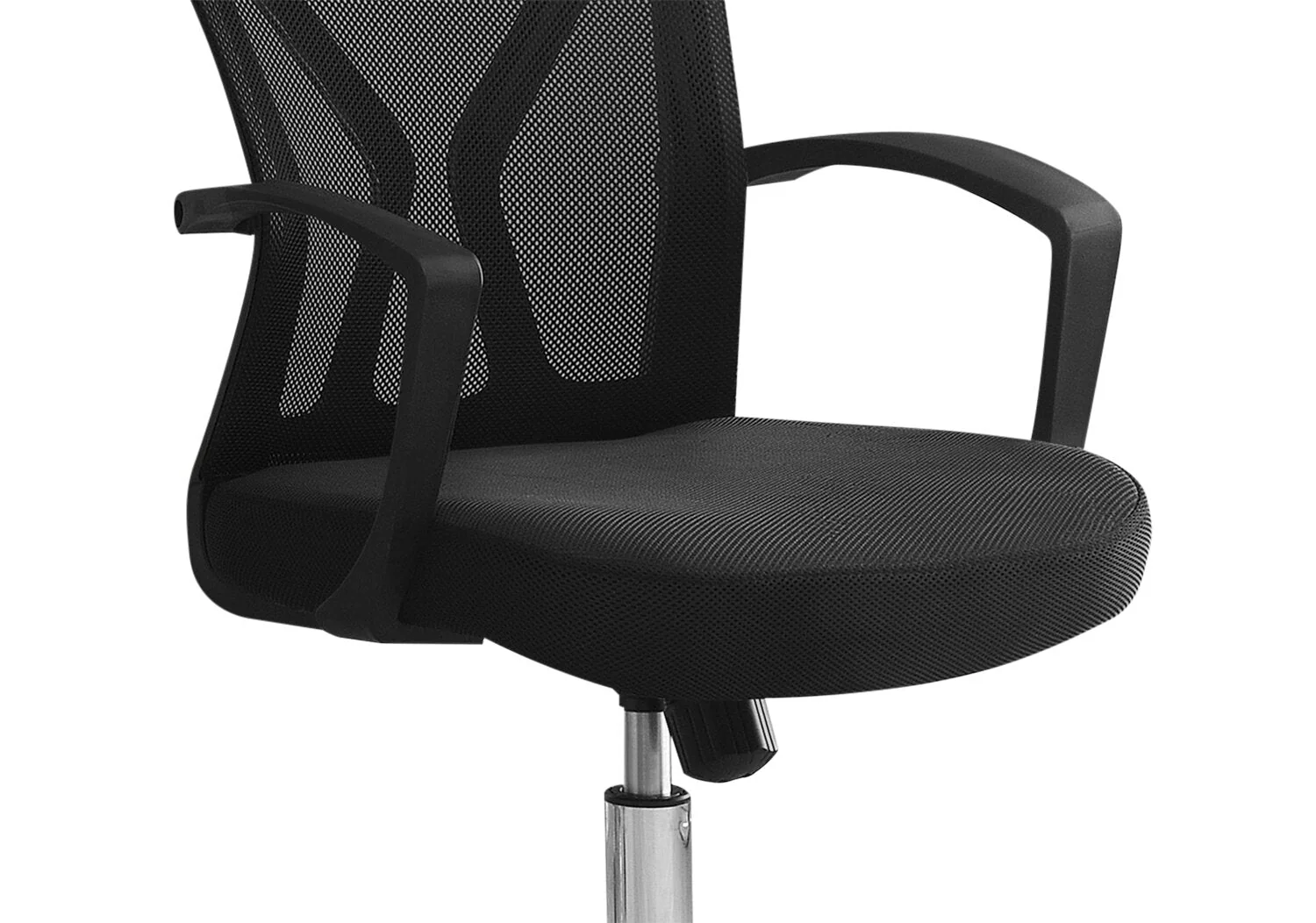 Walsh Office Chair - Black/Chrome - Image 2