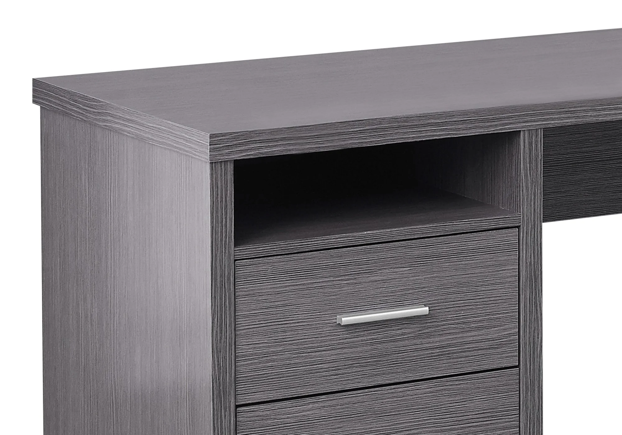 Wasta Reversible L-Shaped Desk - Grey - Image 2