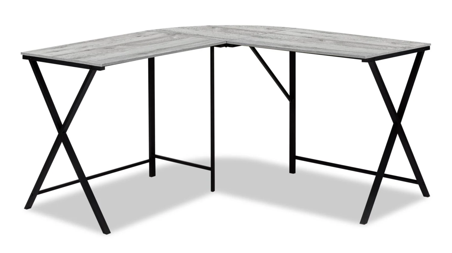 Weimar L-Shaped Corner Desk - Grey