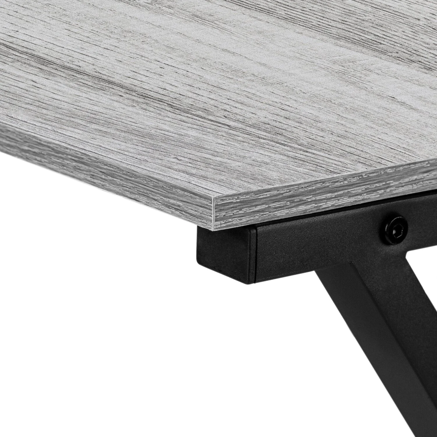 Weimar L-Shaped Corner Desk - Grey - Image 4