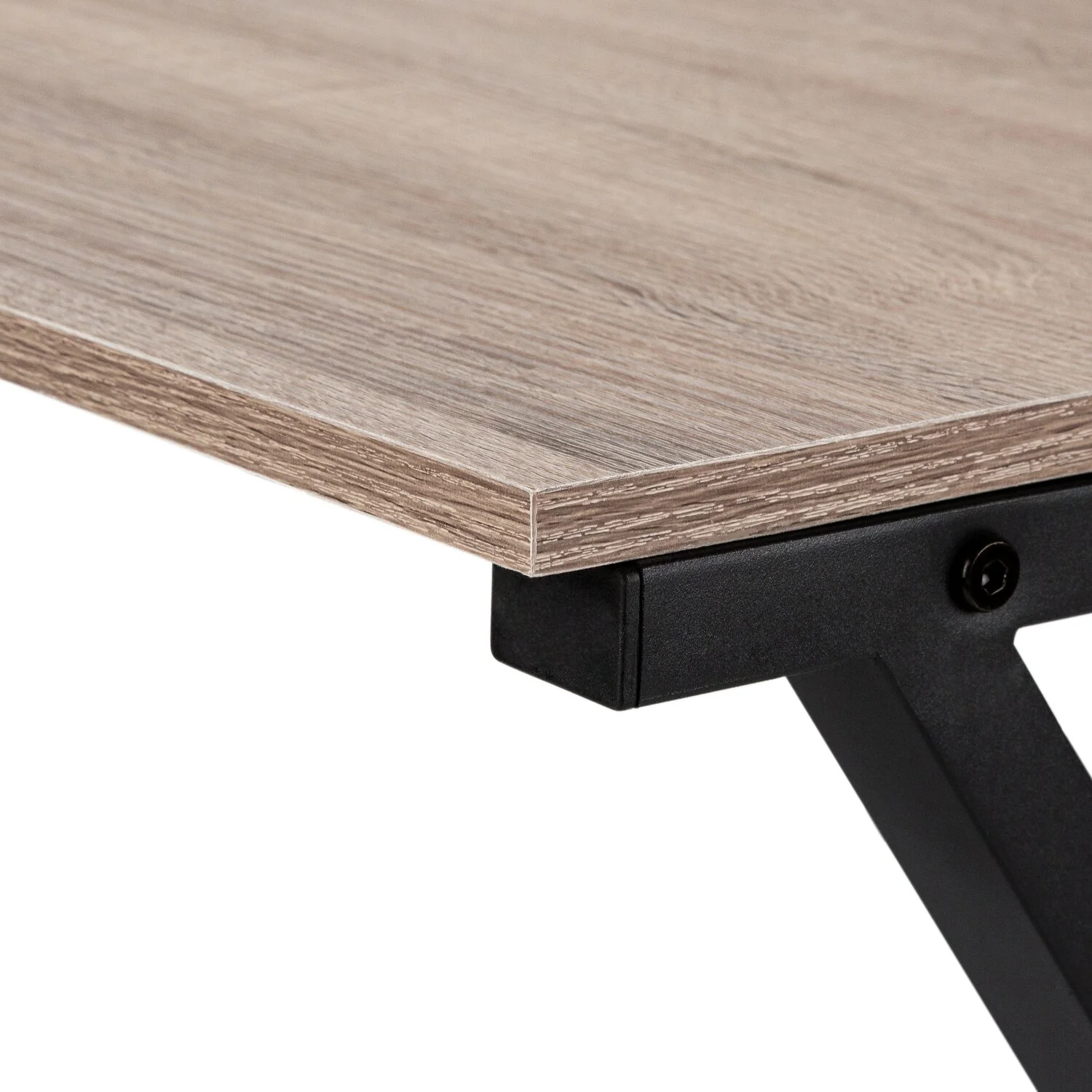 Weimar L-Shaped Corner Desk - Taupe - Image 4