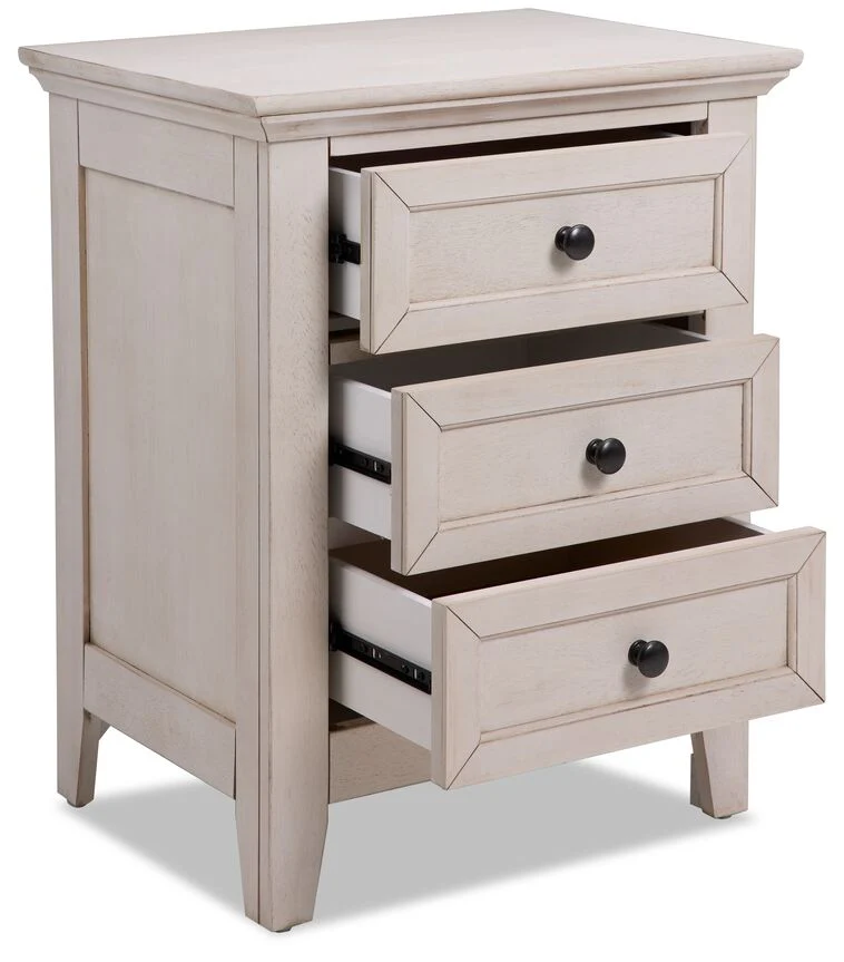 Wendell 6-Piece Full Panel Bedroom Set - Antique White - Image 4