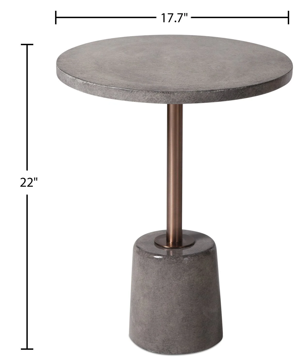 Wesbrook Accent Table - Grey - Image 7