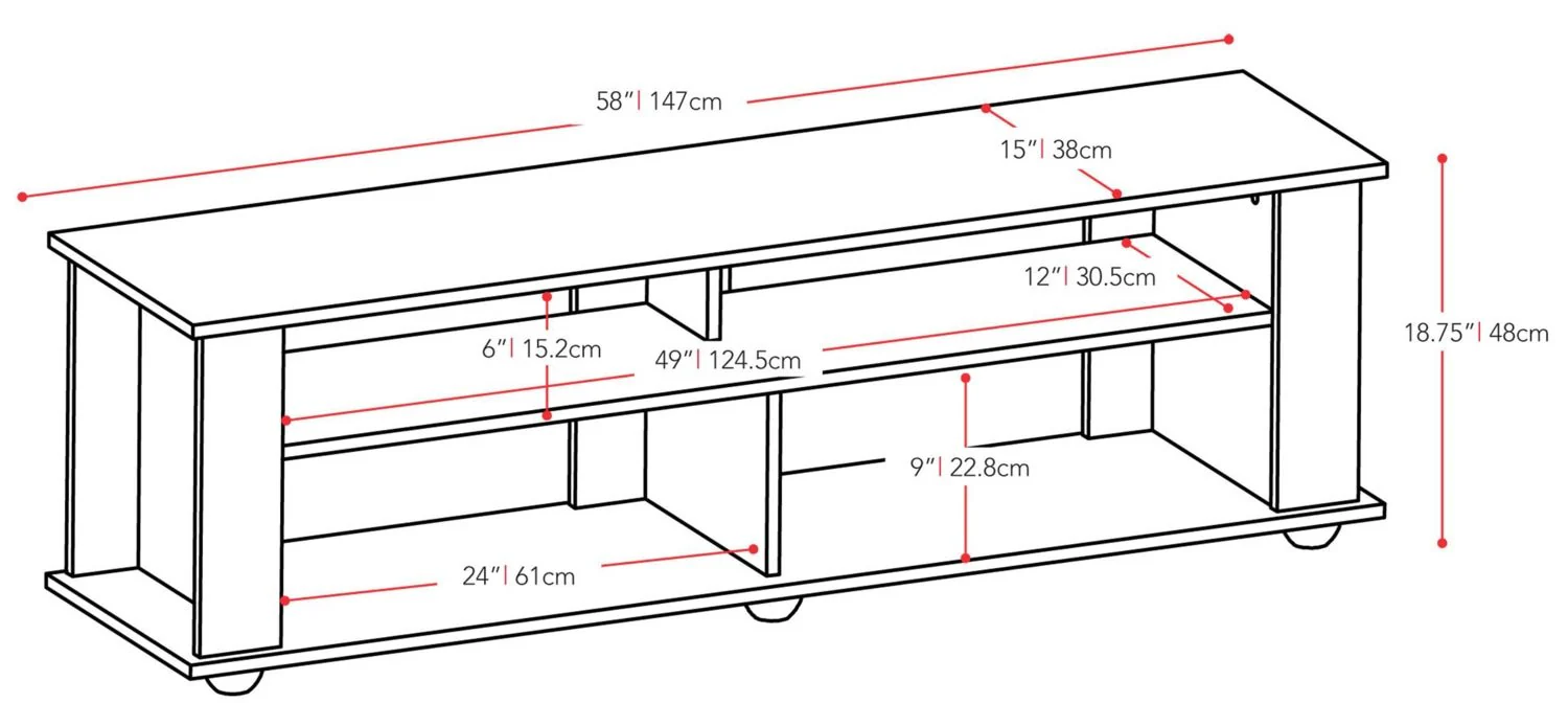Weybridge 58" TV Stand - Image 4
