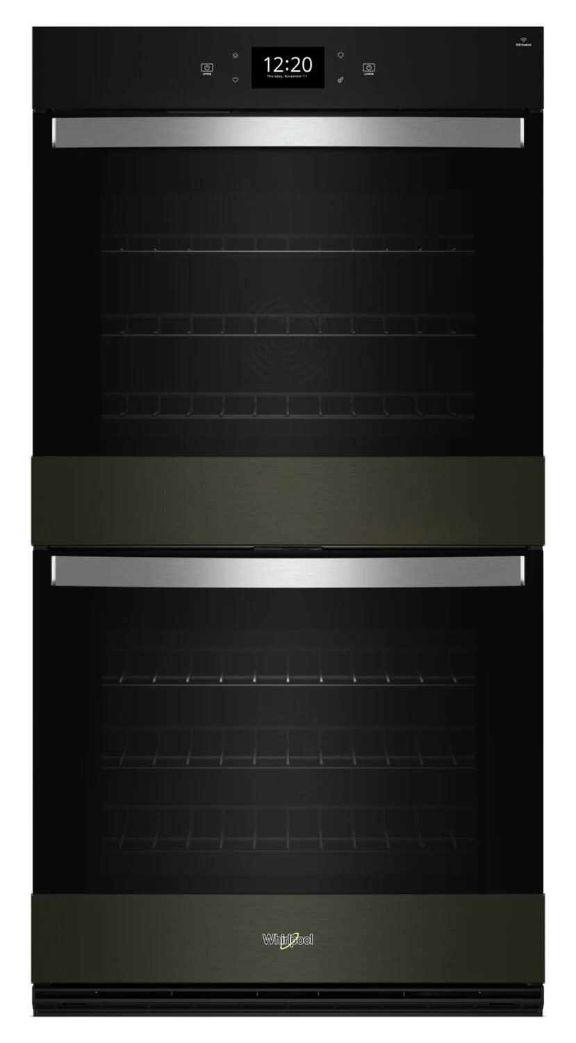 Whirlpool 10 Cu. Ft. Smart Double Wall Oven with Air Fry - WOED7030PV
