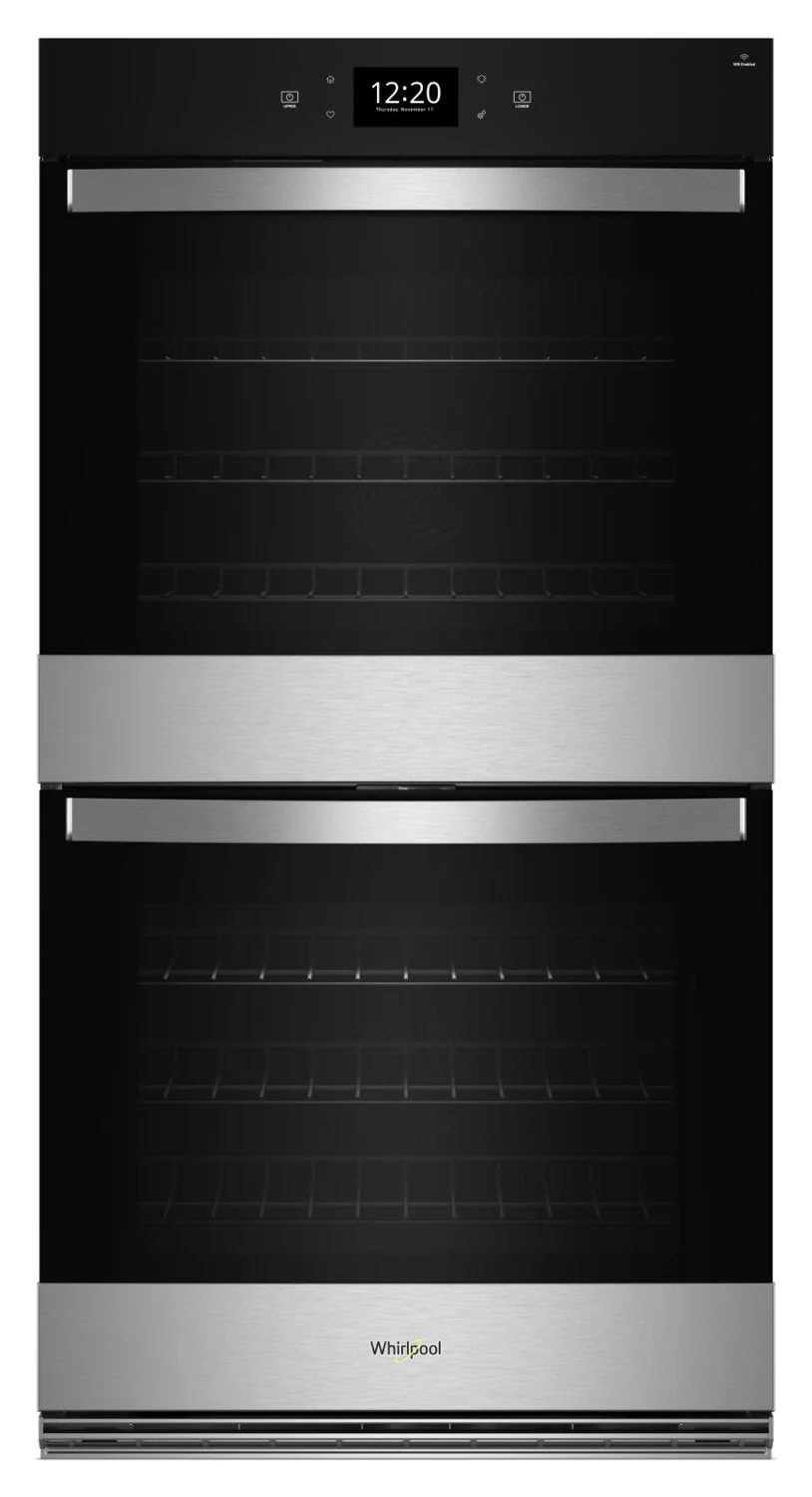 Whirlpool 10 Cu. Ft. Smart Double Wall Oven with Air Fry - WOED7030PZ