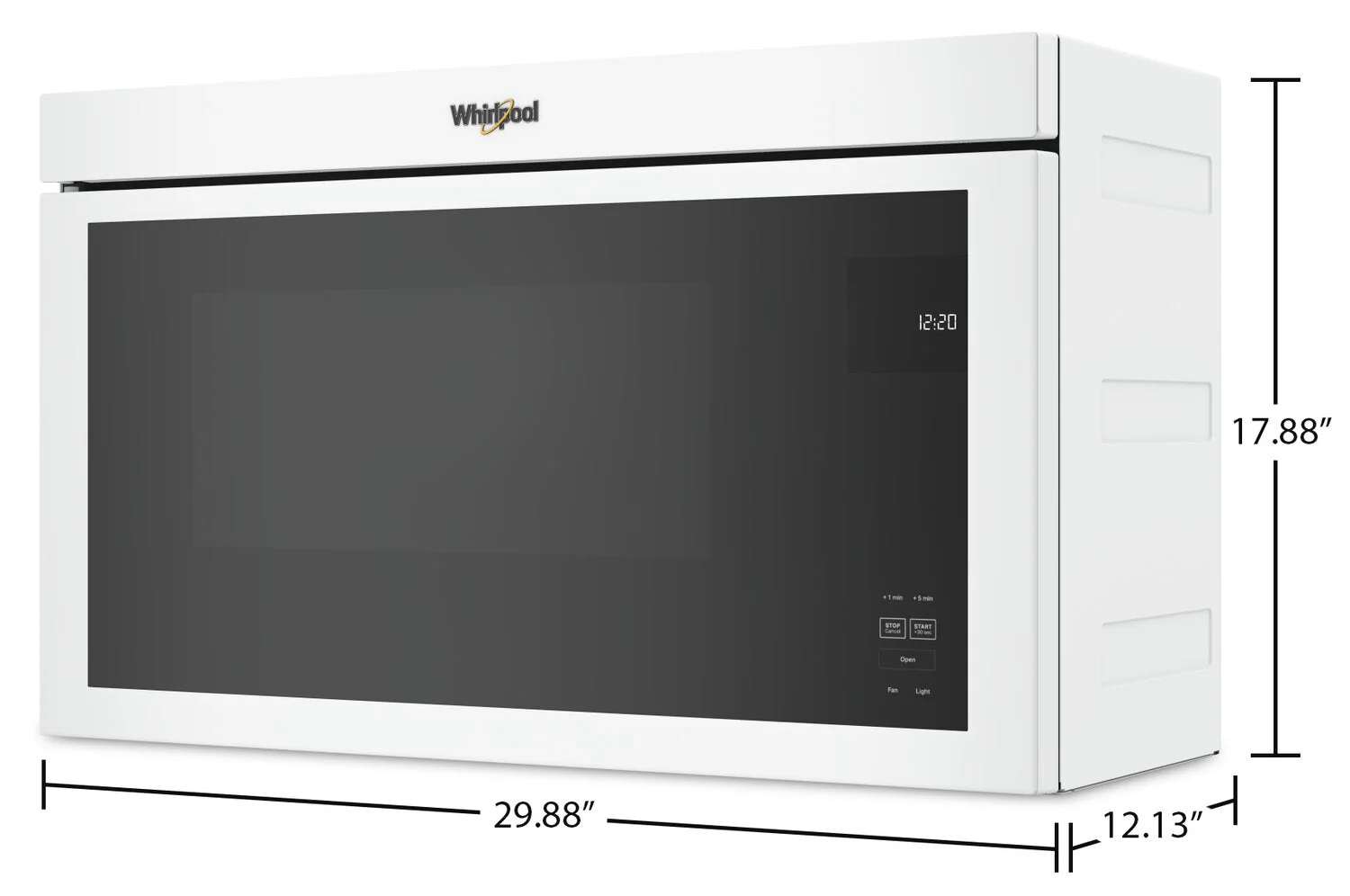Whirlpool 1.1 Cu. Ft. Flush-Mount Over-the-Range Microwave - YWMMF5930PW - Image 8