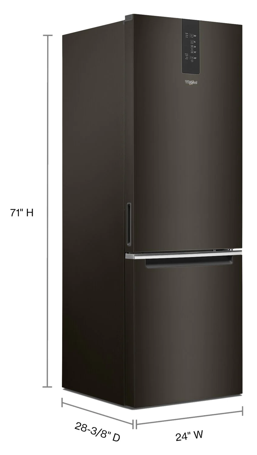 Whirlpool 12.7 Cu. Ft. Counter-Depth Bottom-Freezer Refrigerator - WRB543CMJV - Image 6