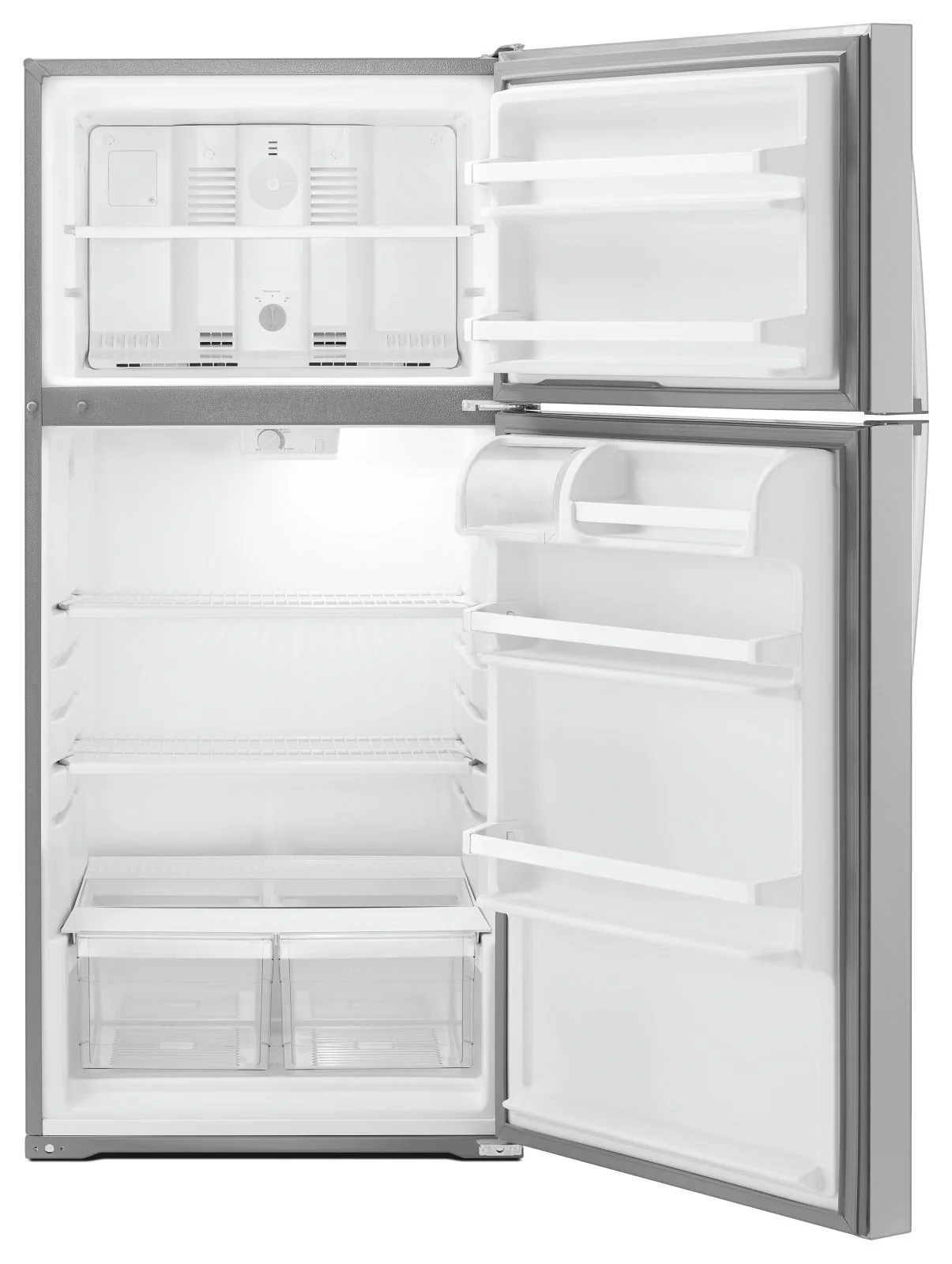 Whirlpool 14 Cu. Ft. Top-Freezer Refrigerator - WRT134TFDM - Image 2