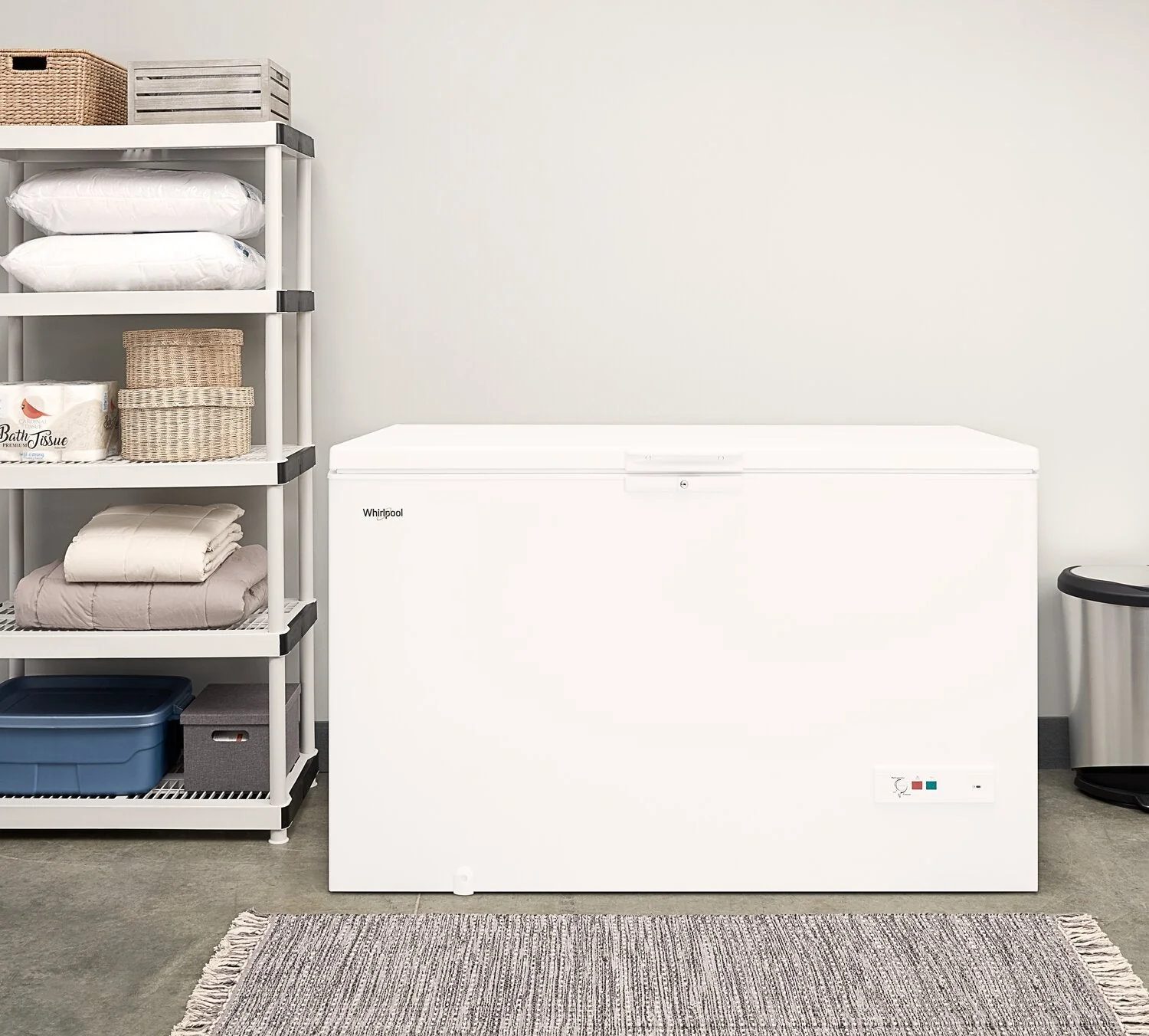 Whirlpool 16 Cu. Ft. Convertible Chest Refrigerator-Freezer - WZC5216LW - Image 8