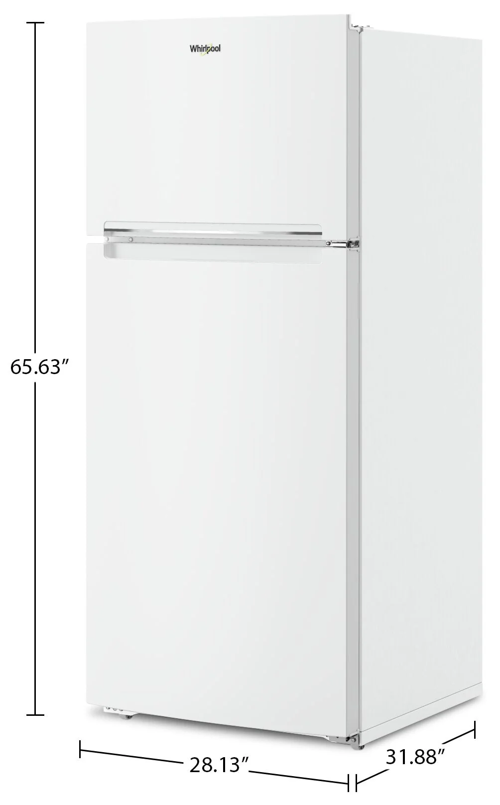 Whirlpool 16.3 Cu. Ft. Top-Freezer Refrigerator - WRTX5028PW - Image 7